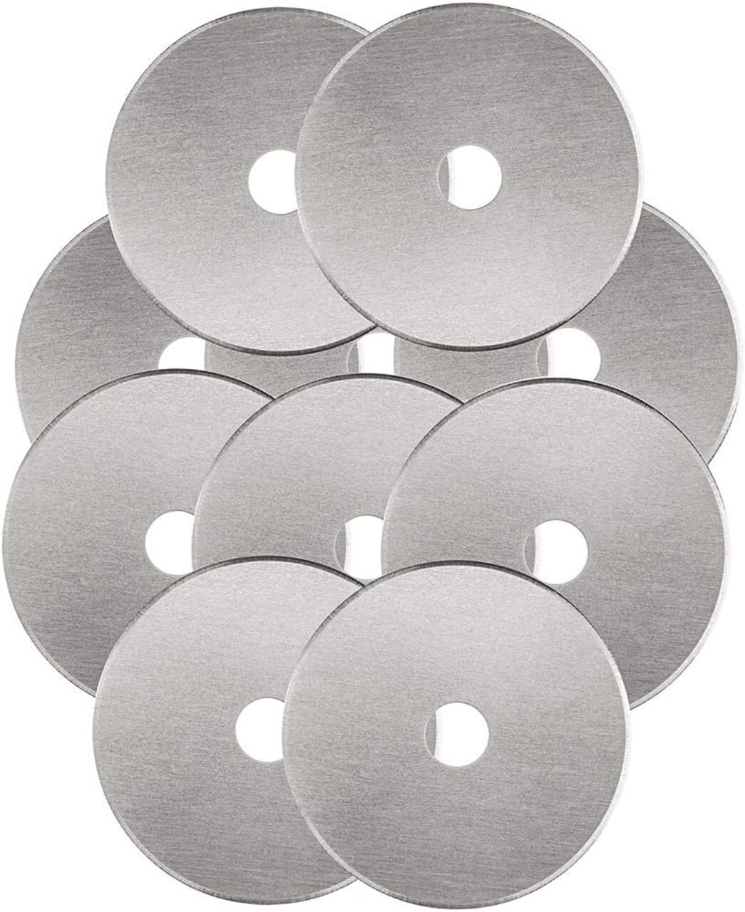 Rotary Cutter Blades 45mm 10 Pack Fits Fiskars, Olfa, Martelli, Dremel, Truecut, DAFA Rotary Cutter Replacement for Quilting Scrapbooking Sewing Arts &Crafts, Sharp and Durable